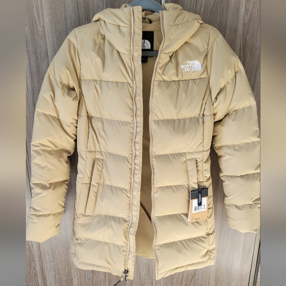 The North Face Women's Beige Puffer Jacket